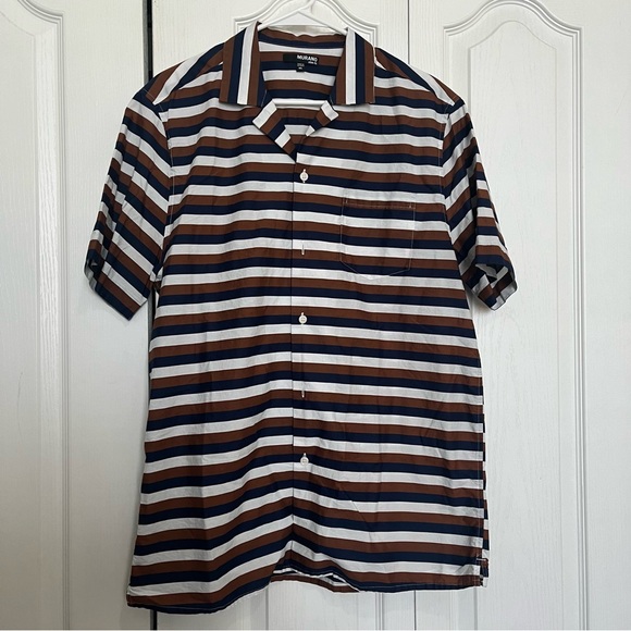 Murano Other - Murano Striped Shirt Casual Button Down Slim Fit (Box D)